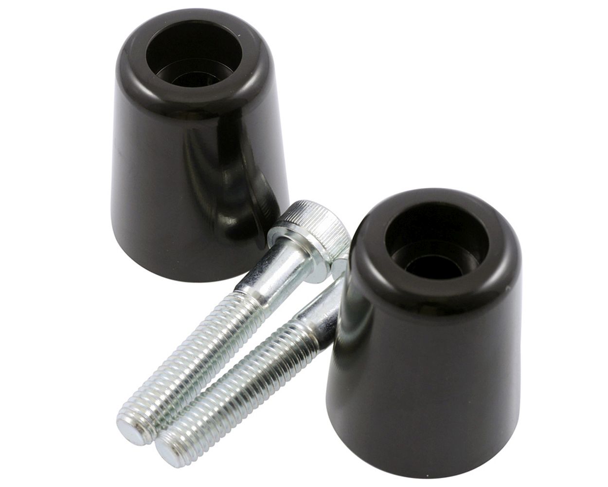 Lenkergewichte WACHMANN Alu schwarz Universal Roller, Moped Motorrad Quad Mokick