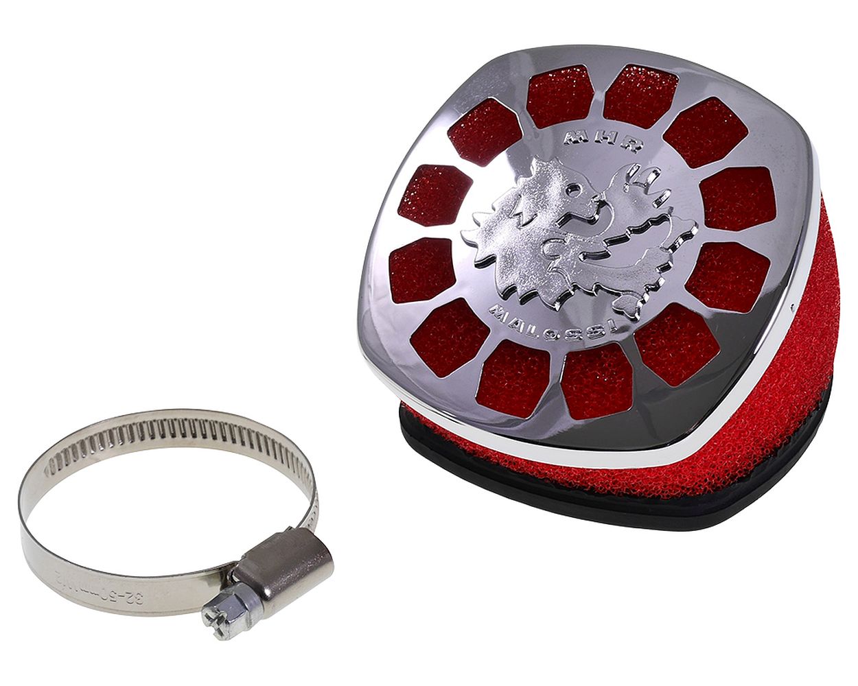 Luftfilter MALOSSI E14 30 38 mm gebogen