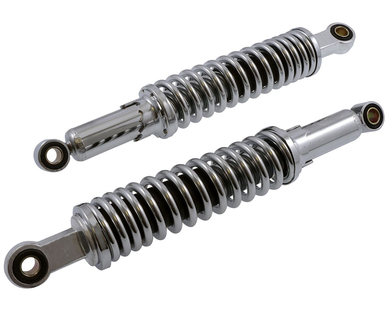 Stoßdämpfer 335 mm Chrom Set universal MT/MB Moped
