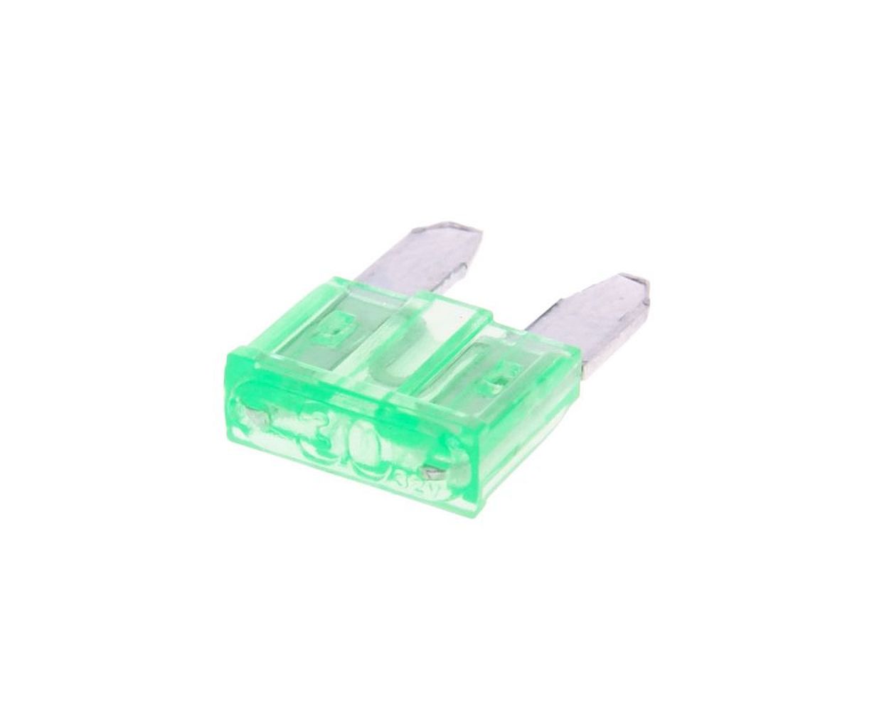 Flachstecksicherung Mini 11,1 mm 30 A grün