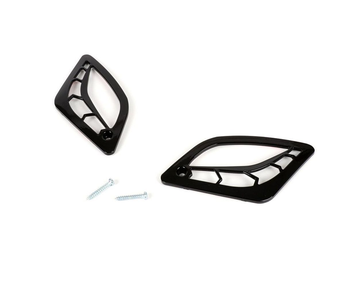 Blinkergitter hinten MOTO NOSTRA schwarz glanz