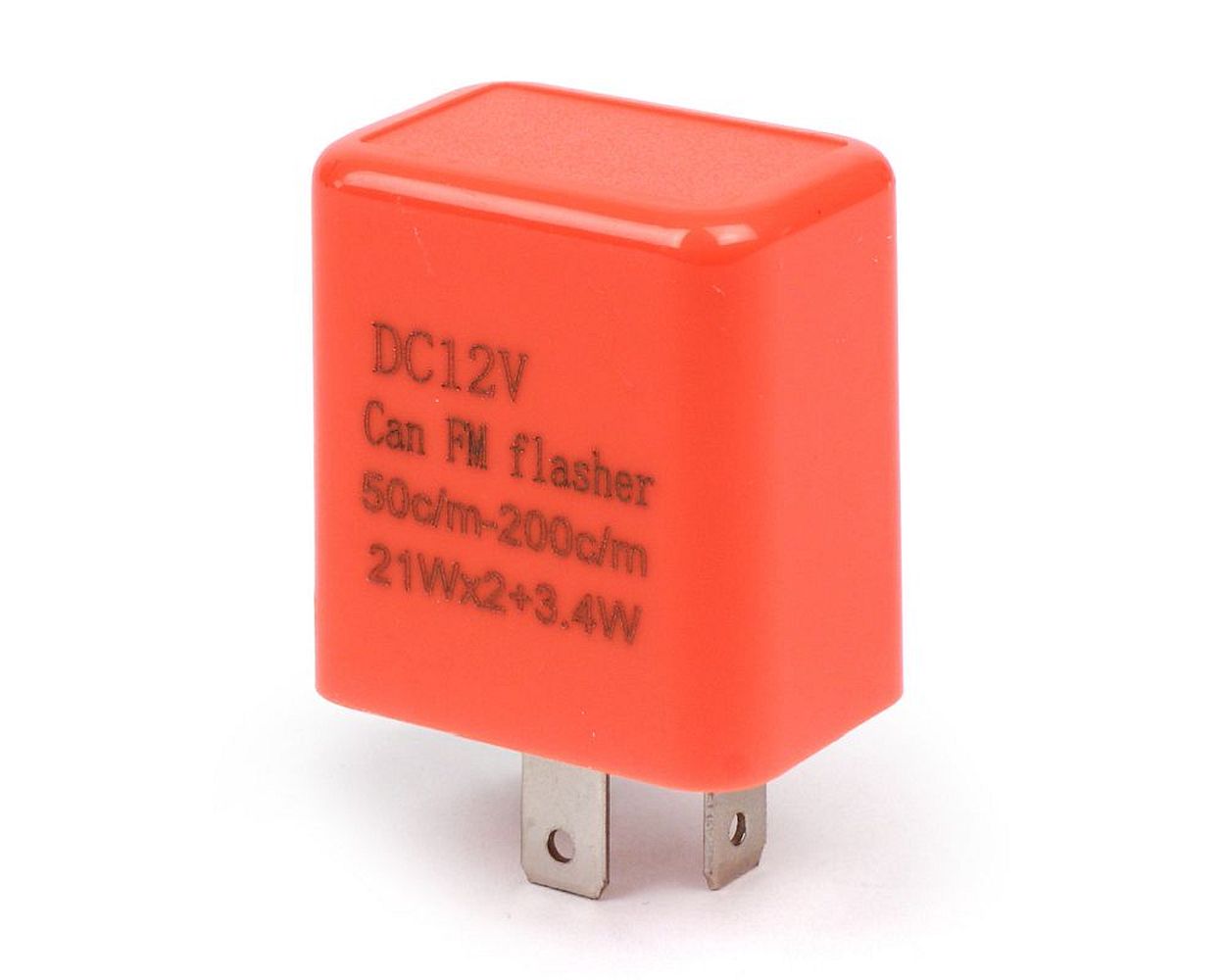 Blinkrelais MOTO NOSTRA Einstellbar 2-Pin LED 12 V DC (2x21 W + 3.4 W) Universal