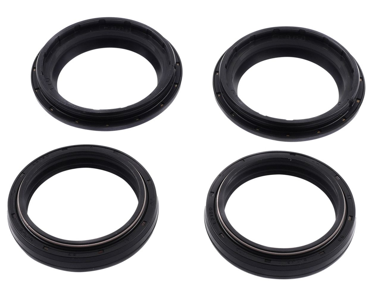 Gabel Wellendichtring Satz 41x53x8 mm ALL BALLS RACING mit Staubkappen