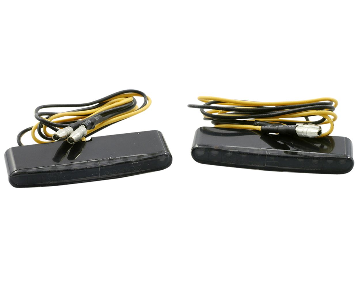 Einbau Blinker Motorrad LED STRIPE, getönt, B53,5xH7xT15 mm