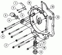  Formula 2000 50 YY50QT-6A 4T AC Motorengehäuse rechts GY6 China 4 Takt