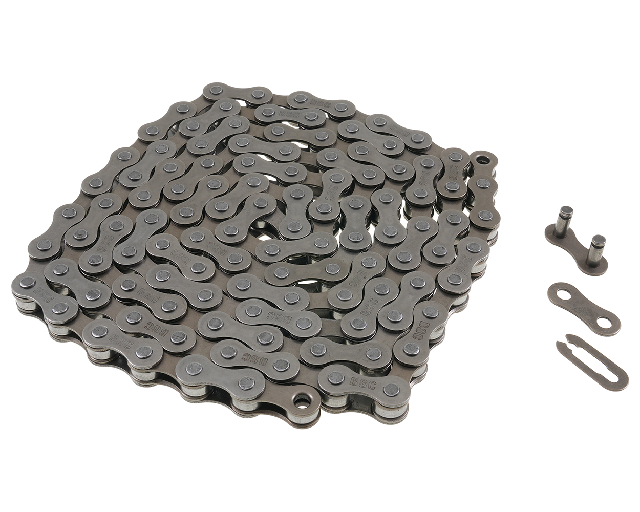 Kette schwarz 1/2x1/8 112 Glieder kompatibel für Vespa Piaggio Ciao Bravo Si Grillo Boxer, Puch Maxi, Peugeot 103 SP SPX