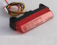 Rücklicht Mini LED, rotes Glas, 78x16x32mm, Roller, Quad