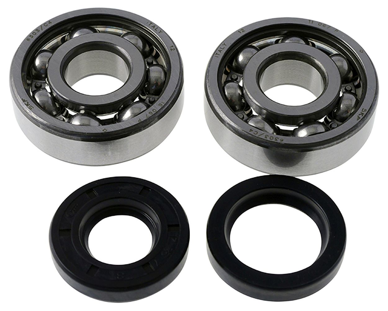 Kurbelwellenlagersatz C4 für Minarelli AM6 17 mm Schaltmoped Ersatz Lager Set