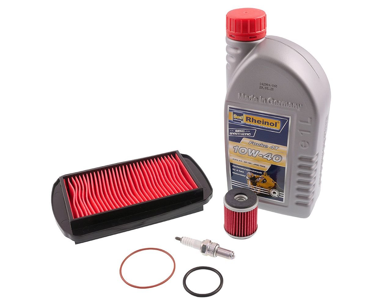 Inspektionsset ÖL 10W40 Luftfilter, Zündkerze Ölwechsel Servicekit