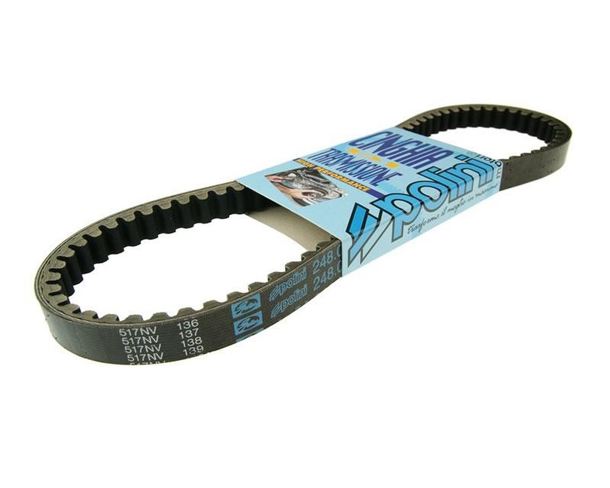 Keilriemen POLINI Speed Belt 750x16,8x9 mm 30 Grad für Minarelli lang