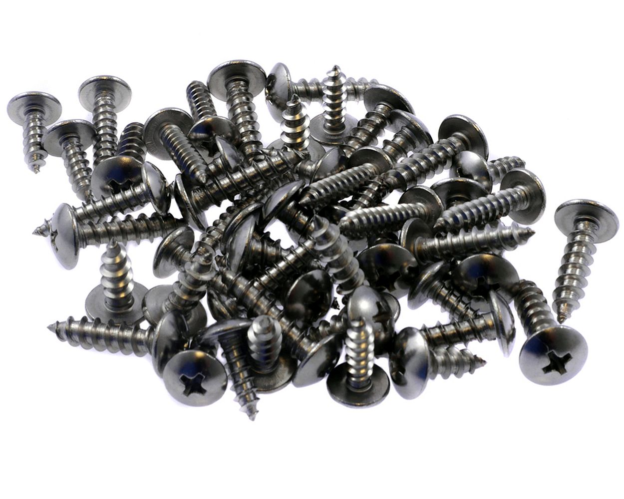 Blechschrauben Set Edelstahl M5/M5 12/20 mm sortiert 50 Stück