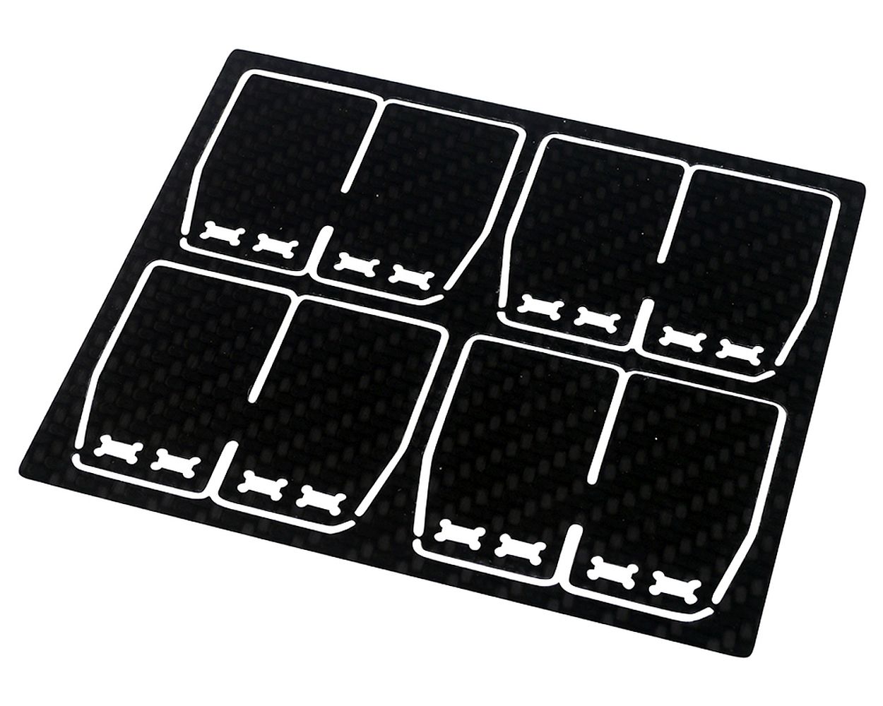 Membranplättchen MRP Vforce 4 (d) 0,42 Carbon 8-Klappen