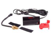 Temperaturanzeige KOSO SUPER SLIM digital, rot, Öl-, Wasser