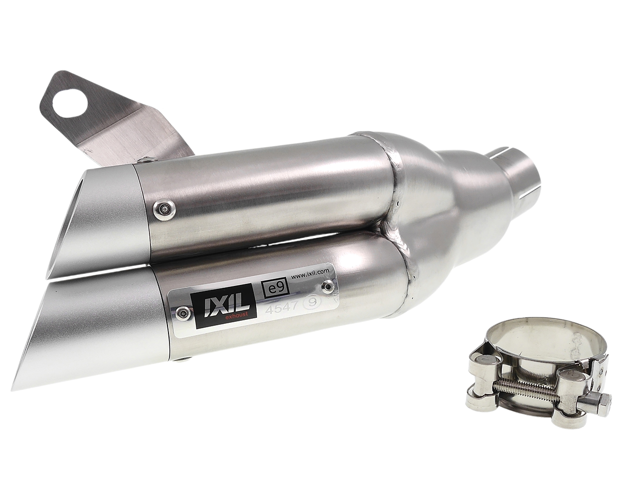 Auspuff IXIL Hyperlow-Edelstahl-Endtopf 650, Dualexit