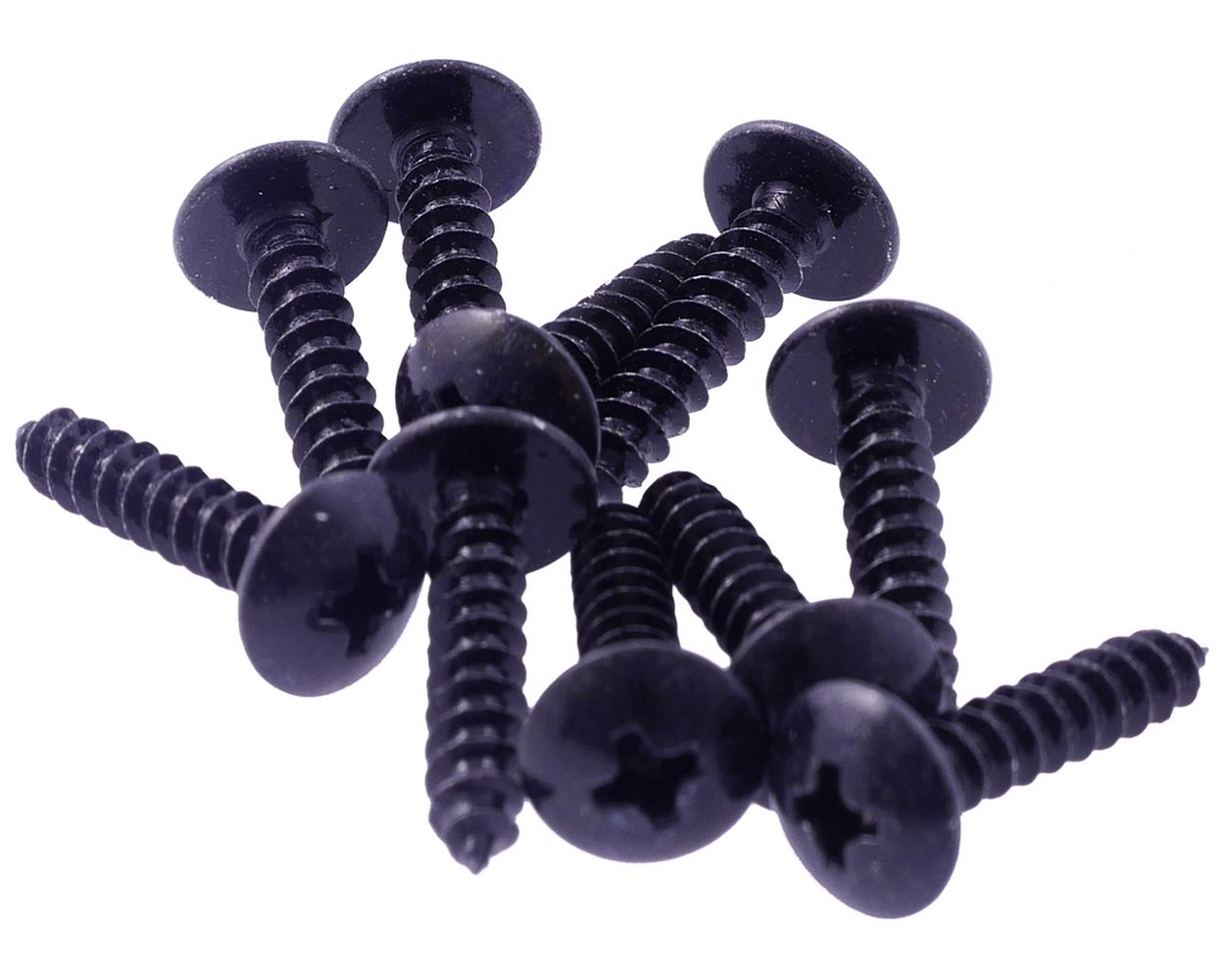 Blechschraube kreuzschlitz Set 4,0x20 schwarz 10 Stück