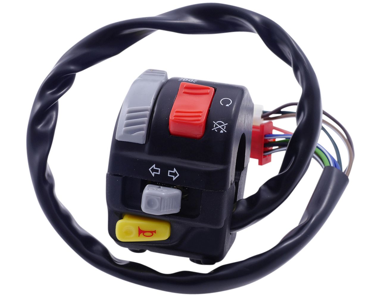 Schaltereinheit Rivello Standlicht Abblend- Fernlicht, Blinker, Start, Hupe Quad