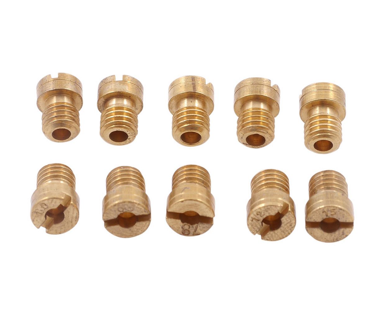 Hauptdüsenset SCORPEX Dellorto 5 mm 10 Stück 60-105 kompatibel für Piaggio NRG, TPH, Peugeot