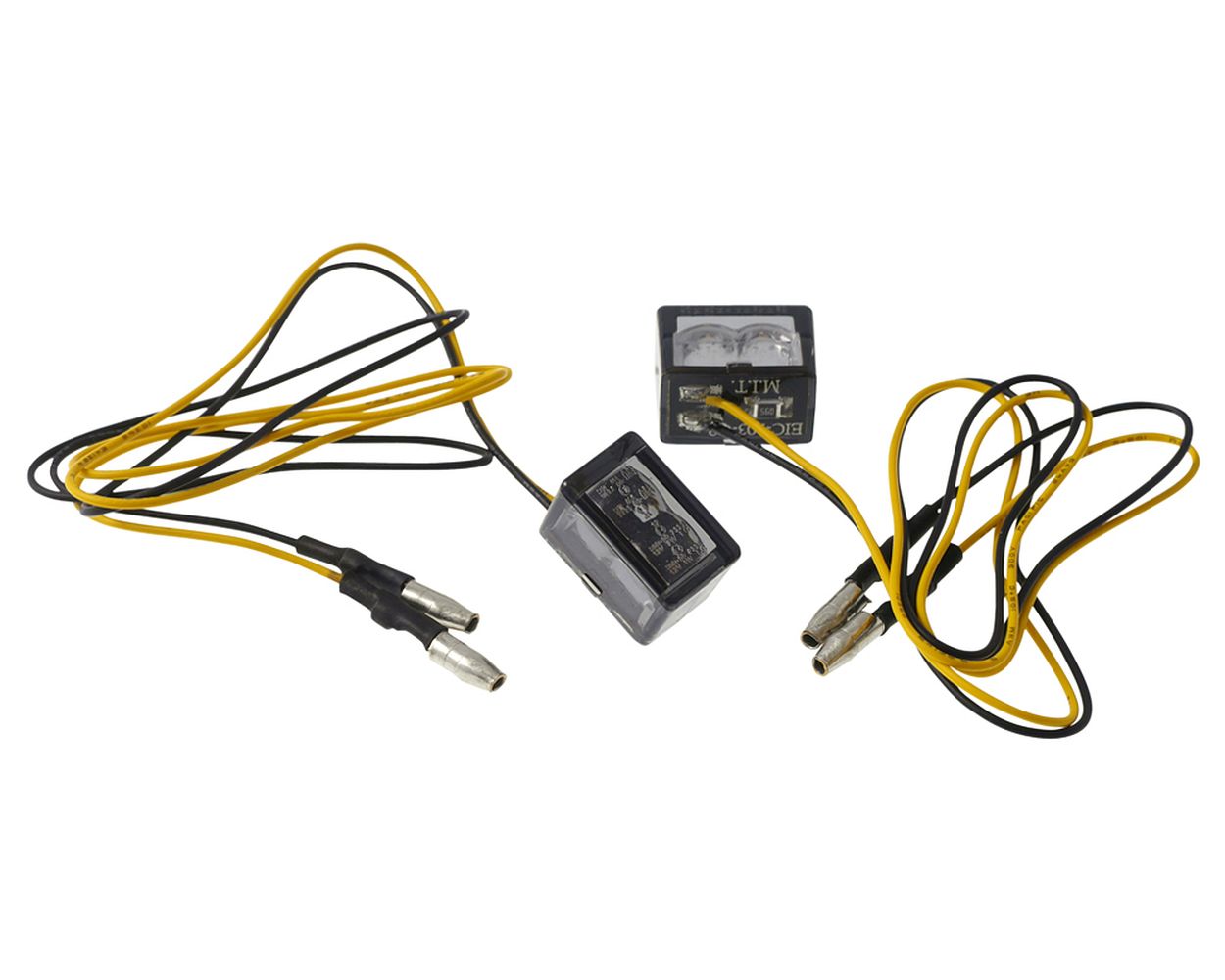 Blinker Mini LED Motorrad MICRO CUBE-V mit 2 SMDs und ABE, getönt 11x17, 5x13 mm