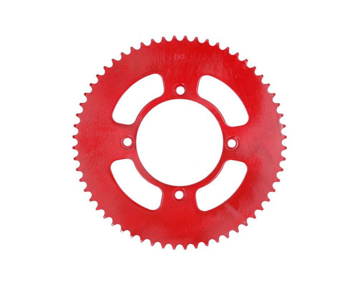 Kettenrad 60 Zähne 420 rot RR 50 / Motard E4 18