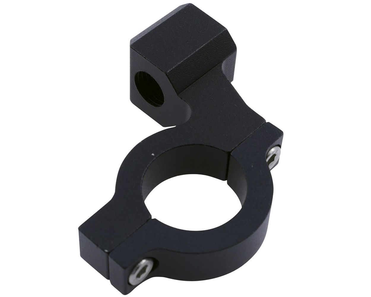 Spiegelschelle, schwarz, für 7/8 Zoll 22 mm Lenker Motorrad