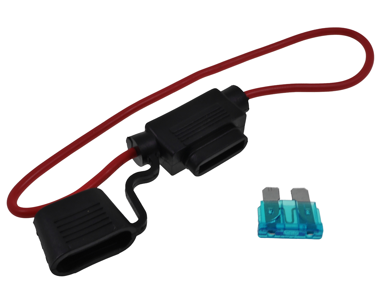 Sicherungshalter 1 mm 15 A mit Kabel für Flachsicherung