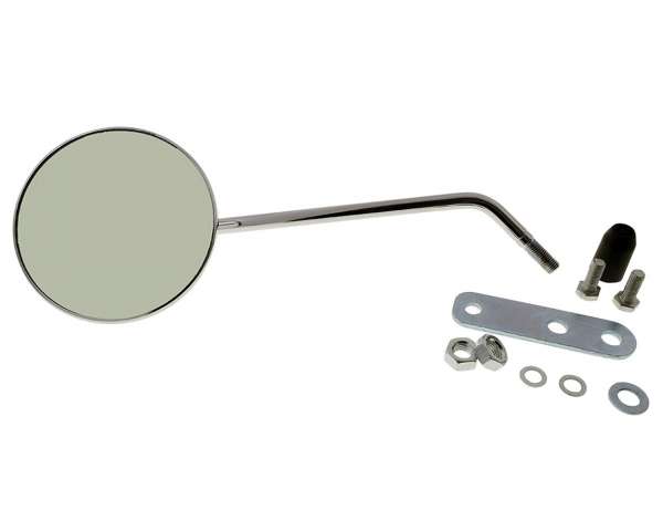 Rétroviseur rond M10 chromé pour VESPA