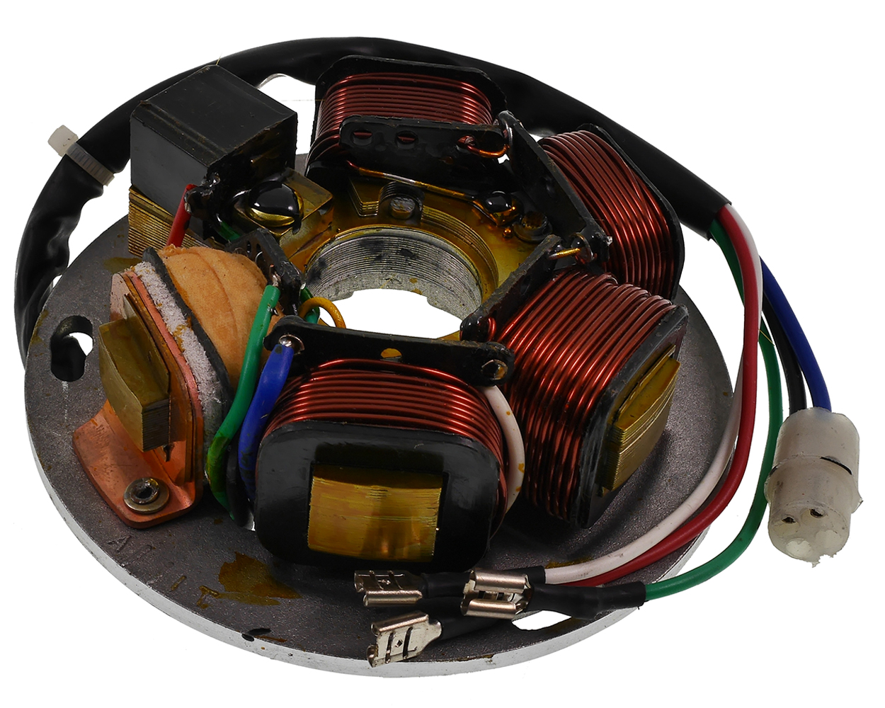 Lichtmaschine / Zündgrundplatte UNI AUTO 12V 80W kompatibel für Vespa PX80-200E Lusso Grundplatte Zündung
