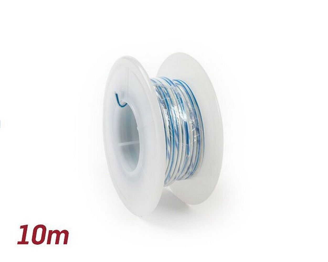 Elektrokabel BGM blau weiß, 0, 85 mm 10m Universal Roller Motorrad Moped Quad KFZ Auto Stromleitung