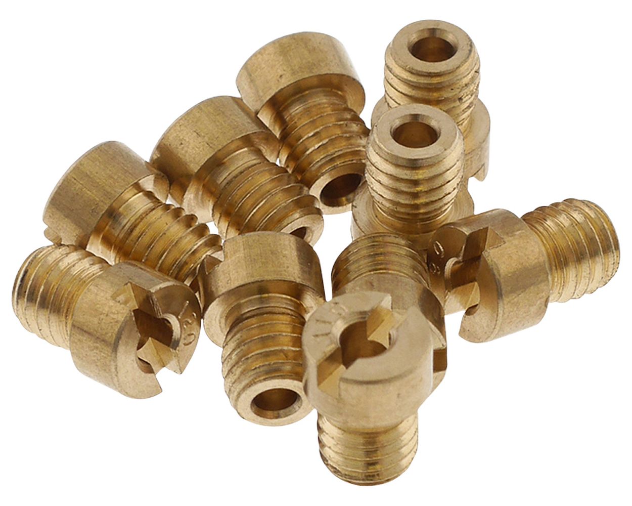 Hauptdüsenset SCORPEX Dellorto 5 mm 10 Stück 80-125 kompatibel für Piaggio NRG, TPH, Peugeot