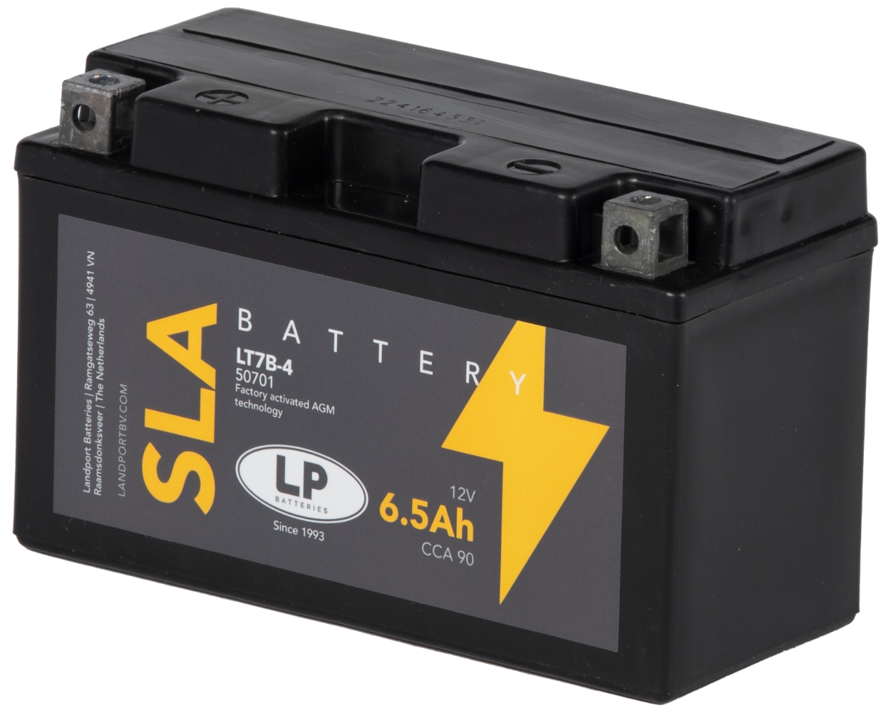 Batterie LANDPORT LT7B-4 SLA 12 V 6,5 Ah