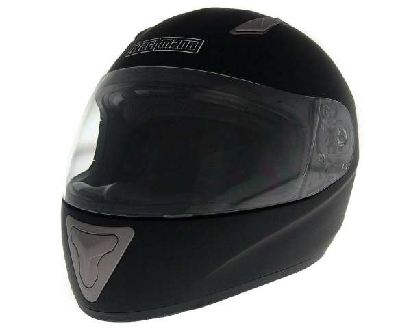 Integralhelm WACHMANN WA-10 Ferreus schwarz matt