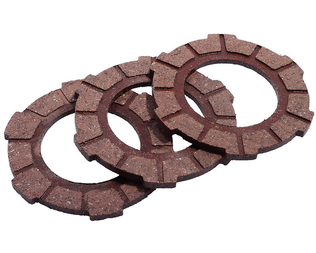 Kupplungslamellen Set 3x3, 3 mm dünn Sachs 504 505 Hercules 2 3 4 Reibscheiben, Kupplungsbeläge