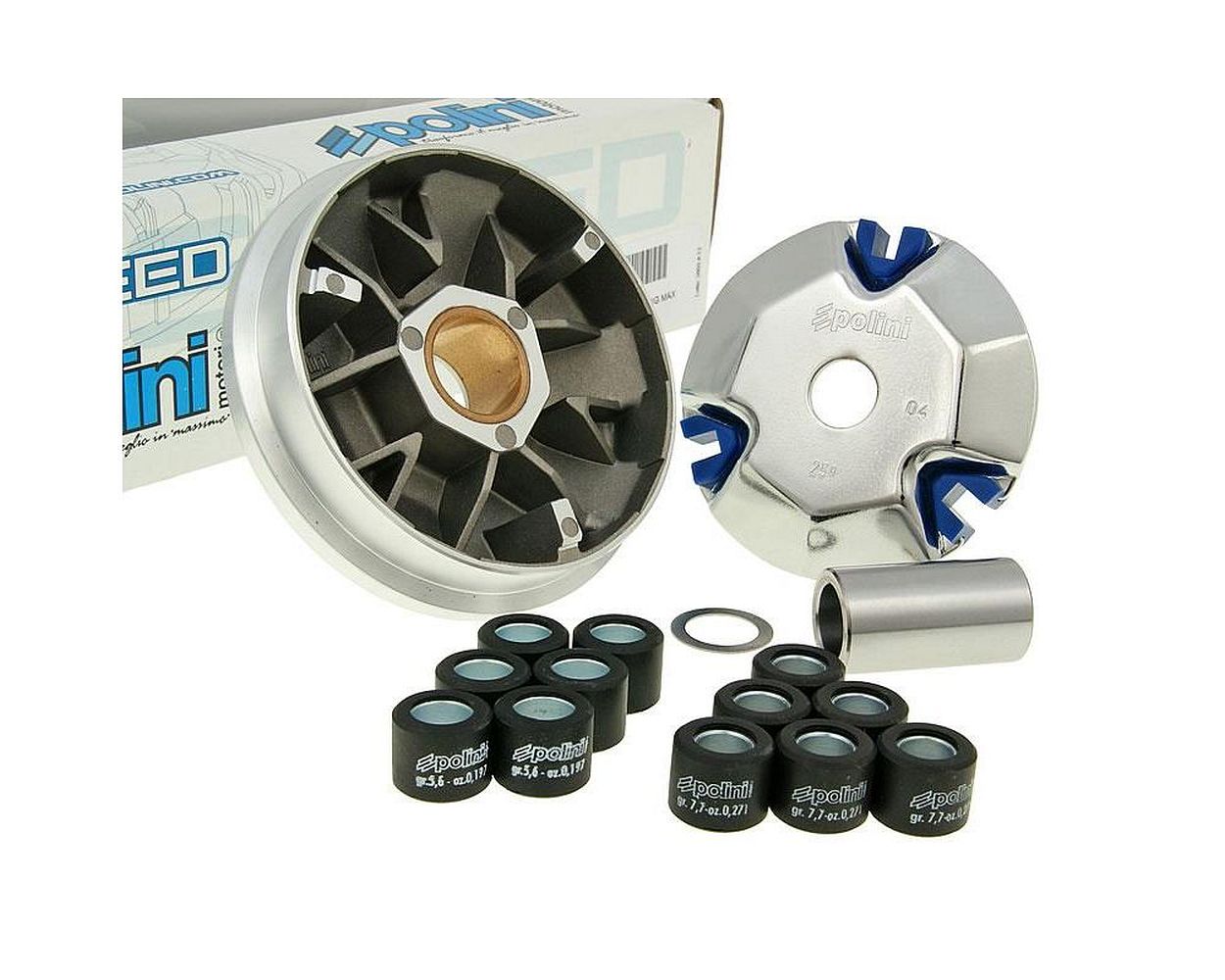 Variatore Polini Hi-Speed Per Piaggio 50 2T '98 | Prestazioni E Accelerazione | Pesi 19x15,5 (8,1g)